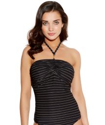 TANKINI BLACK AND GOLD FREYA