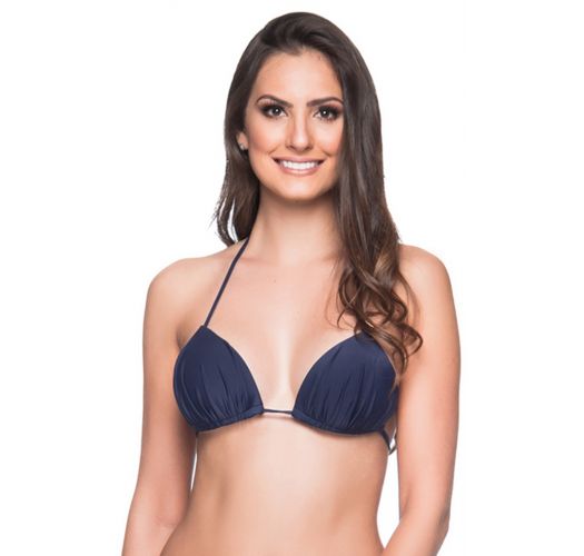 navy blue bikini top