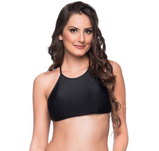 Bikini Tops Schwarzes Crop Top Top Cruzado Preto Marke La Playa