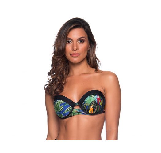 bikini bandeau con aros