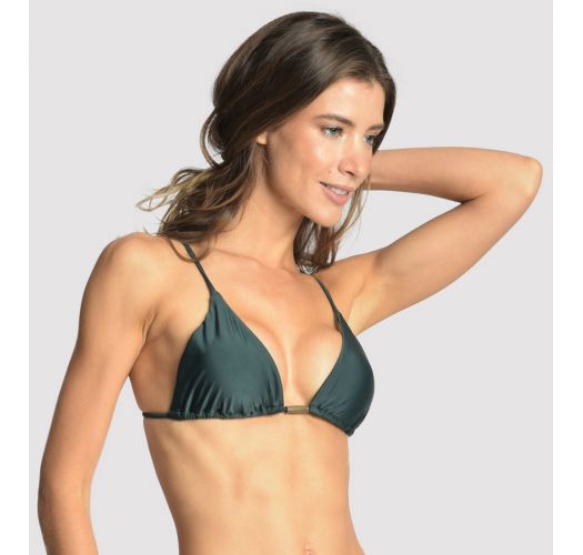 dark green bikini top