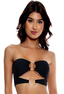 TOP DOUBLE STRAPPY LOOK BLACK