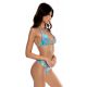 TOP FULL RUCHED AQUA