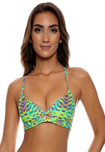 TOP HIGH OASIS BABE MULTI GREEN