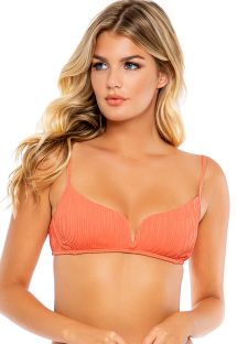 TOP RIVER BRALETTE COSTAL CORAL