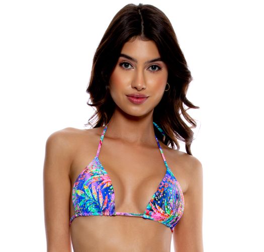 TOP CRYSTALLIZED WAVY RUCHED MULTICOLOR