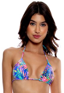 TOP CRYSTALLIZED WAVY RUCHED MULTICOLOR