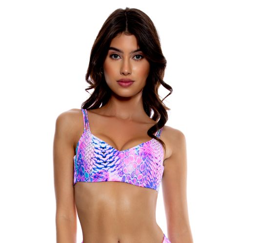 TOP STRAPPY BLUE PINK