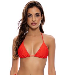 TOP WAVY HOT TROPICS RED