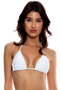 TOP WAVY RUCHED WHITE