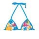 Top di bikini a triangolo con stampa giocosa - SOUTIEN PASSARO AZUL