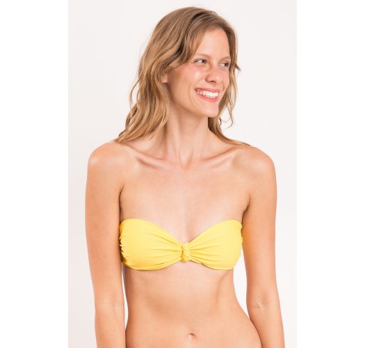 TOP AMARELO BANDEAU-CRISPY