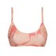 Top bikini regolabile con stampa banana rosa - TOP BANANA ROSE BRA
