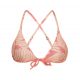 Pale pink rose bra top crossed back - TOP BANANA ROSE MICRO