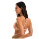 Pale pink rose bra top crossed back - TOP BANANA ROSE MICRO