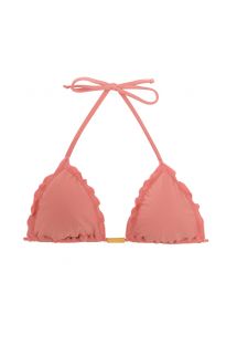 Wavy pink triangle bikini top - TOP BELLA FRUFRU