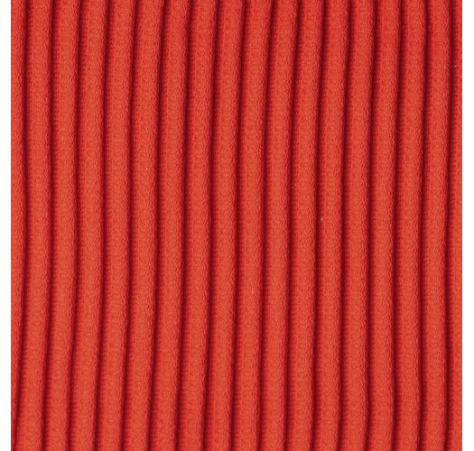 Parte supeiorde bikini estilo bralette con espalda con lazos de canal rojo - TOP COTELE-TOMATE TRI-TANK