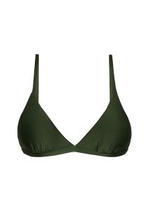 Reggiseno bikini fisso regolabile verde oliva - TOP CROCO TRI-FIXO