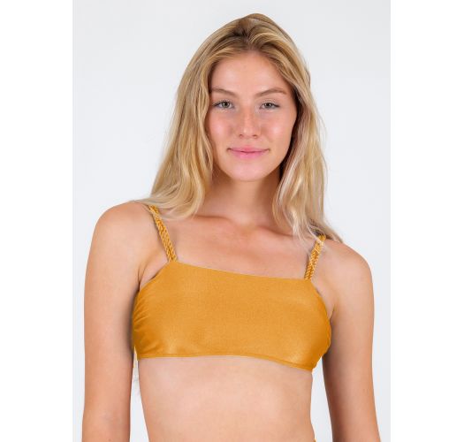 TOP DAMASCO BANDEAU-RETO
