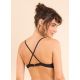 TOP DOTS-BLACK BALCONET-TIE