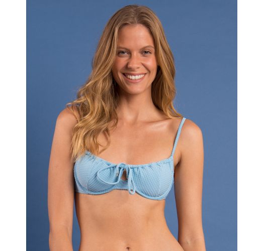 TOP DOTS-SKY BALCONET-TIE