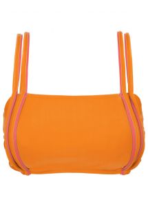 Orange bikini bh-top med pink detaljer - TOP DUO ORANGE