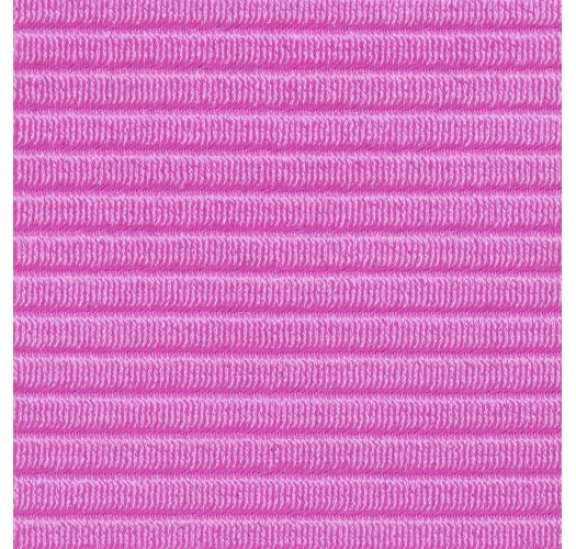 Textured magenta pink adjustable triangle top - TOP EDEN-PINK TRI-FIXO