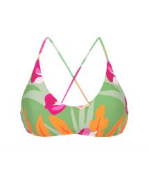 TOP GREEN-BLOOM BRALETTE