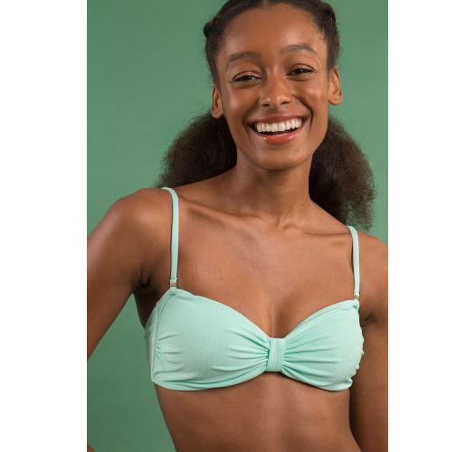 TOP MALIBU-MENTA BANDEAU-DUO