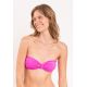 TOP MALIBU-ROSA BANDEAU-DUO