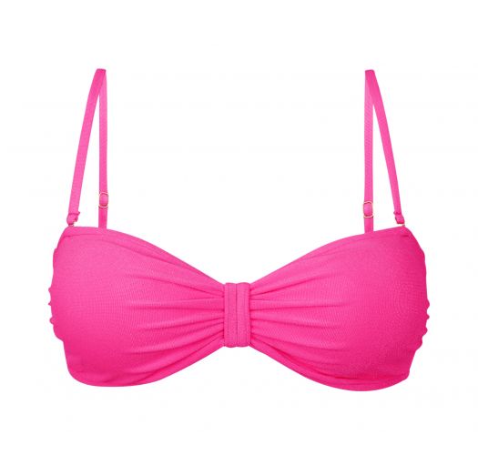 TOP MALIBU-ROSA BANDEAU-DUO