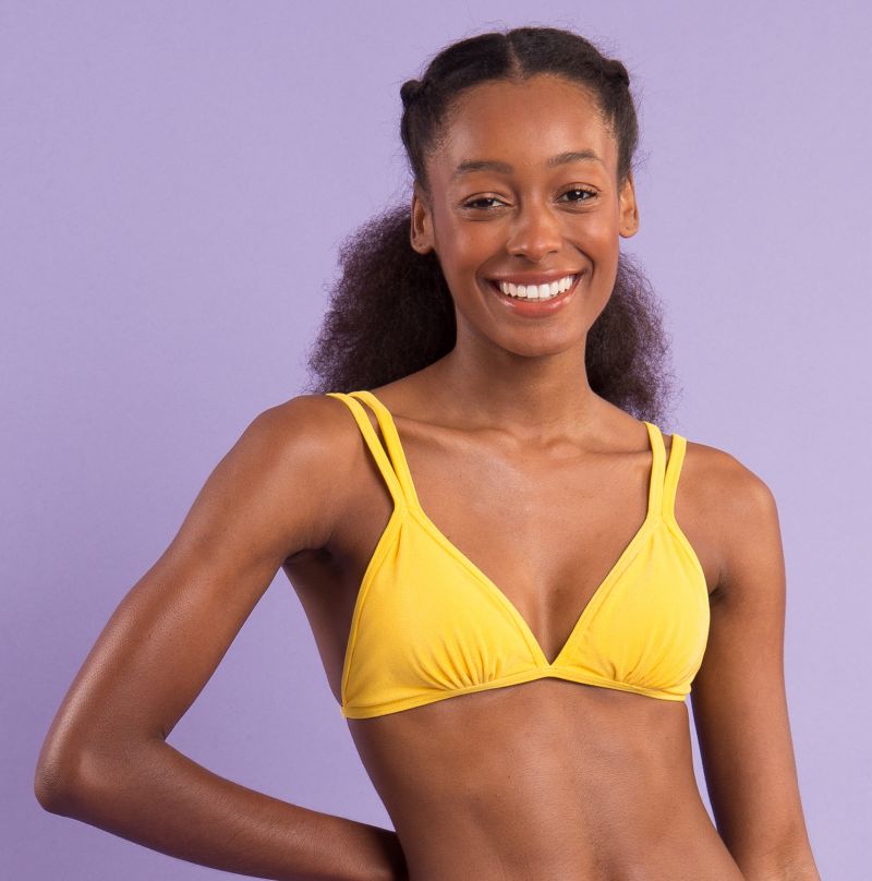 TOP MALIBU-YELLOW TRI-DUO
