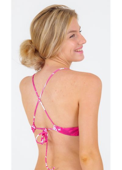TOP PINK-PALMS BRALETTE