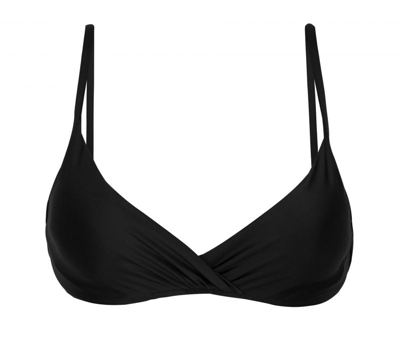 Underwired Black bralette bikini top - TOP PRETO BALCONET-INV