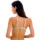 Fixed adjustable tie-dye stripe triangle top - TOP REVELRY TRI-FIXO