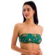 Groene bandeau bikinitop met luipaardprint - TOP ROAR-GREEN BANDEAU-RETO