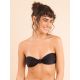 TOP SHIMMER-BLACK BANDEAU-JOY