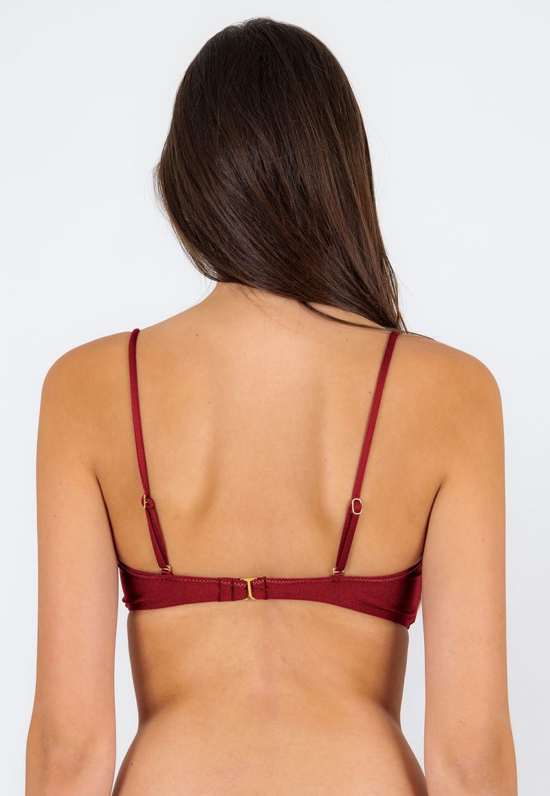 TOP SHIMMER-DIVINO BANDEAU-KNOT