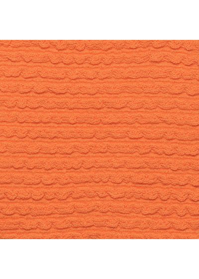 Textured orange balconette top with crossed straps - TOP ST-TROPEZ-TANGERINA BALCONET