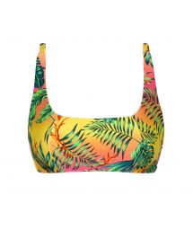 Colorful tropical sports bikini top - TOP SUN-SATION BRA-SPORT