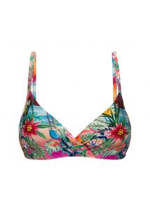 Bustier beugel bikinitop in tropische kleuren - TOP SUNSET BALCONET-INV