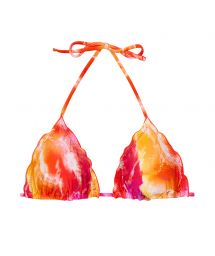 TOP TIEDYE-RED TRI