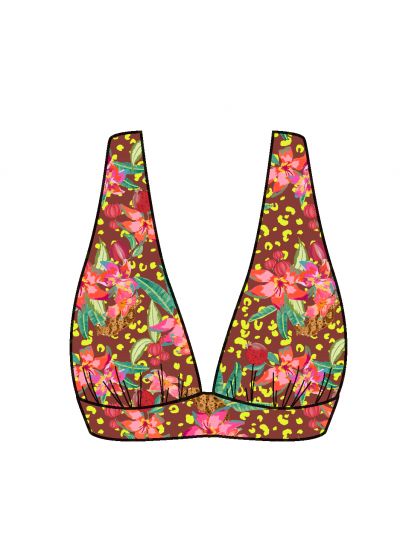 TOP TROPICS HALTER-MARINA