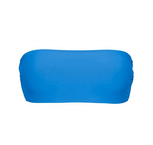 Blauwe bandeau bikinitop om over het hoofd te trekken - TOP UV-ENSEADA BANDEAU-RETO