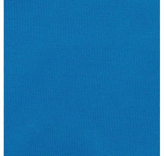 Top triangular azul c/ rebordos ondulados - TOP UV-ENSEADA TRI