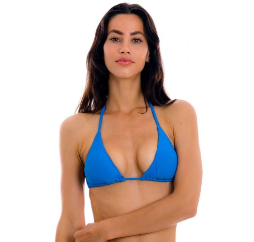 Reggiseno bikini a triangolo tendina blu chiaro, con imbottiture in schiuma rimovibili - TOP UV-ENSEADA TRI-INV