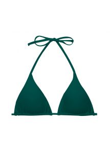 Reggiseno bikini triangolo verde scuro, con imbottiture in schiuma rimovibili - TOP UV-GALAPAGOS TRI-INV