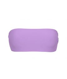 Lilac bandeau pull-on bikini top - TOP UV-HARMONIA BANDEAU-RETO