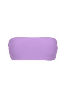 Sujetador de bikini brasileño de color lila, bandeau, sin broches - TOP UV-HARMONIA BANDEAU-RETO