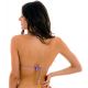 Reggiseno bikini a triangolo tendina lilla, con imbottiture in schiuma rimovibili - TOP UV-HARMONIA TRI-INV